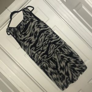 Nordstrom Black and creme dress Jaime brand